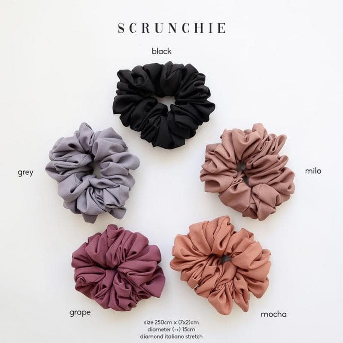 SCRUNCHIE / IKAT RAMBUT SCRUNCI / IKAT RAMBUT / CEPOL /SRUNCHIE CEPOL RAMBUT JUMBO