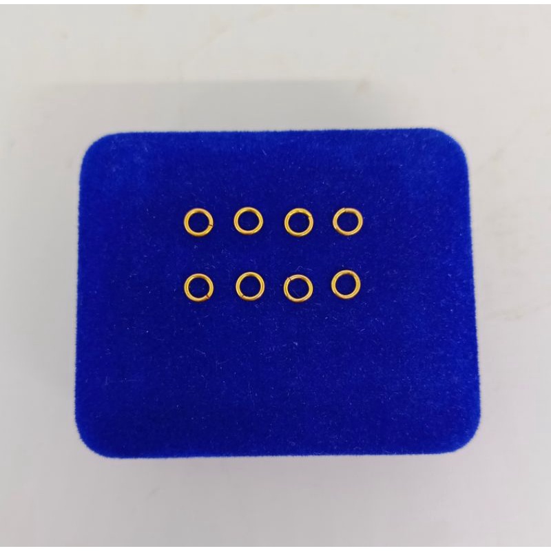ring penyambung gelang &amp; kalung/perak asli silver 925 lapis emas/perhiasan fashion terbaru