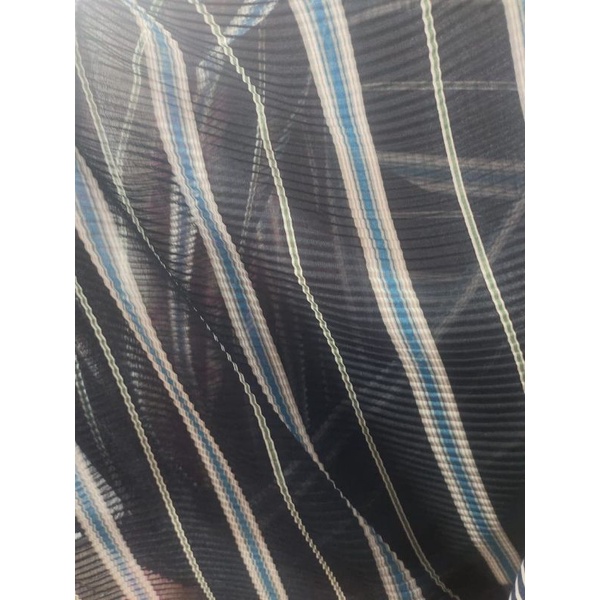 Bahan kain meteran Plisket motif Sc284Mdr harga per 0,5 meter