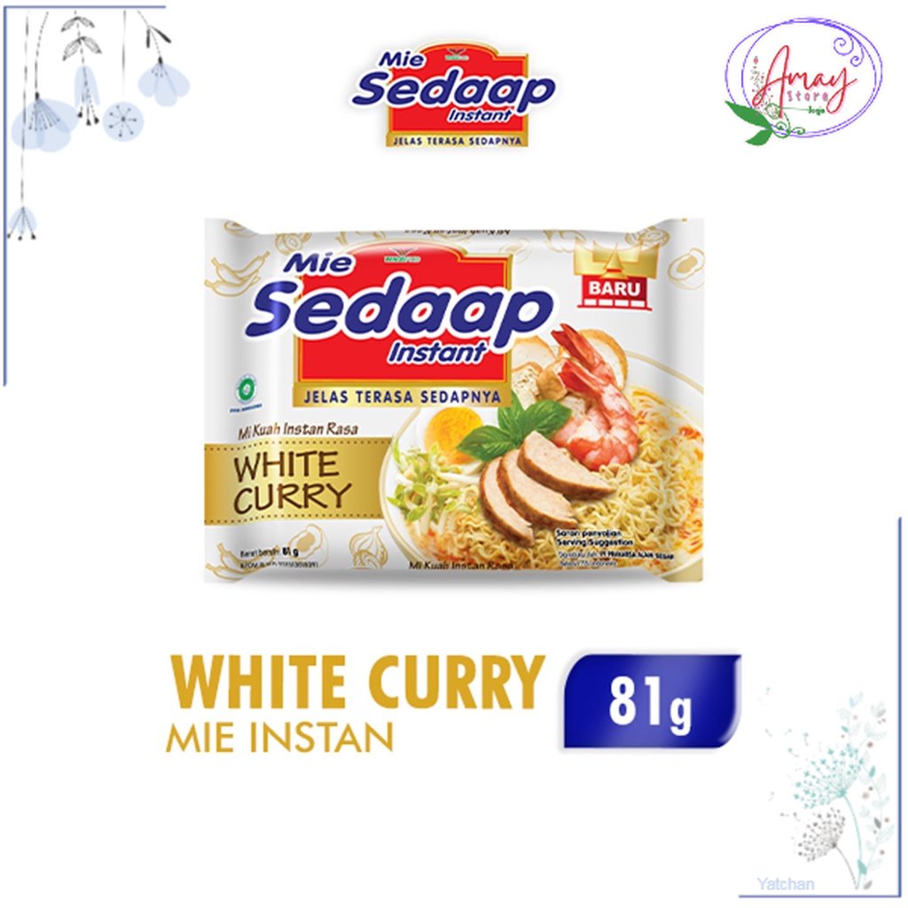 

[ASJ] Bisa COD - SEDAAP Mie Instan White Curry Bag 81GR