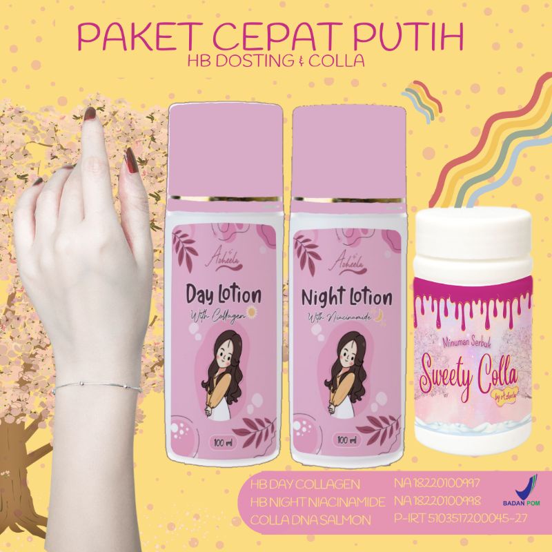HB DOSTING COLLAGEN | PAKET BADAN BPOM | PEMUTIH BADAN | BODY SERIES BPOM | HB PEMUTIH
