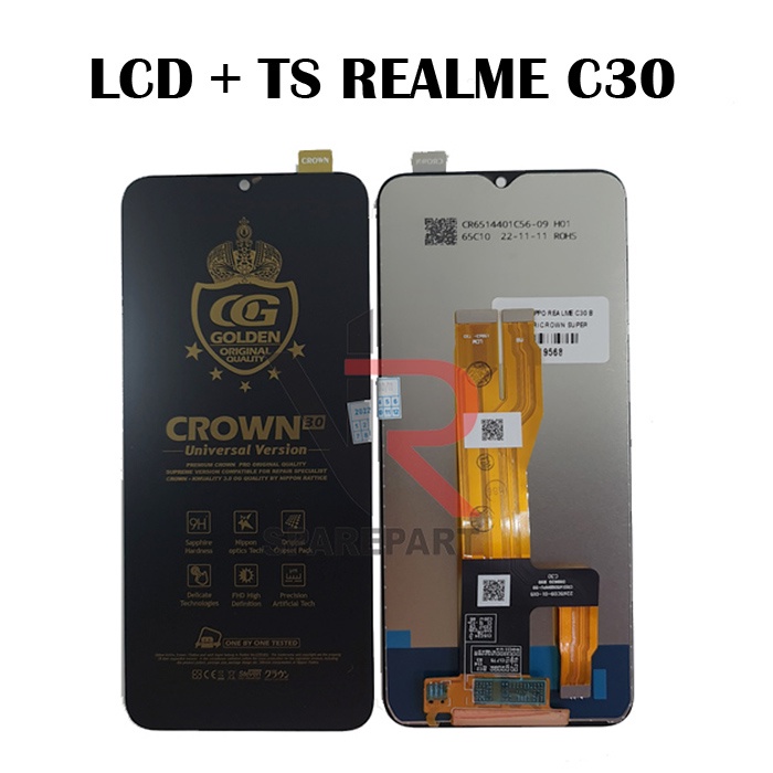 LCD REALME C30 FULLSET TOUCHSCREEN