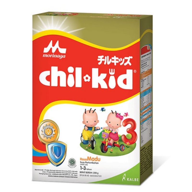 CHIL KID Gold Reguler 200 gr  Madu / Honey 200gr SUSU PERTUMBUHAN ANAK CHIL KID MADU 200GR TERLARIS 