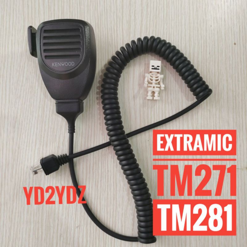 Extramic radio rig kenwood kmc30 tm271 tm281 kmc-30 extra mic hand microphone tm 281 271 handmic kmc tm-271 tm-281 tm-471 tm-481 tm471 tm481