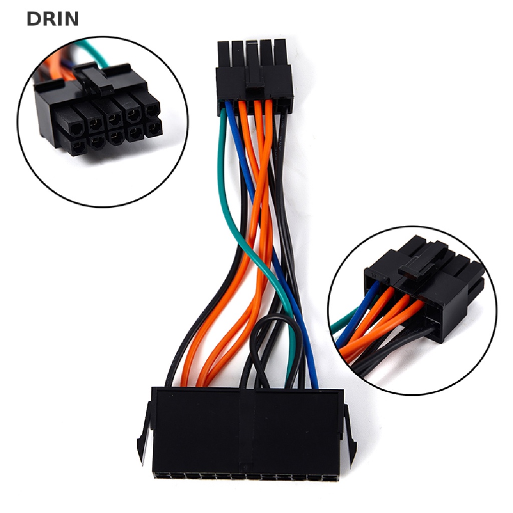 Kabel Power dr 24P Ke 10P Cocok Untuk Kabel Transfer Motherboard Lenovo Atx Power vn