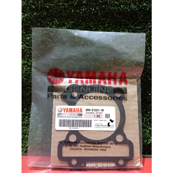 Packing Block Bawah Gasket Cylinder MIO M3 MIO 125 MIO SOUL GT 125 FINO FI 125 Asli Ori Yamaha 2PH-E1351-10