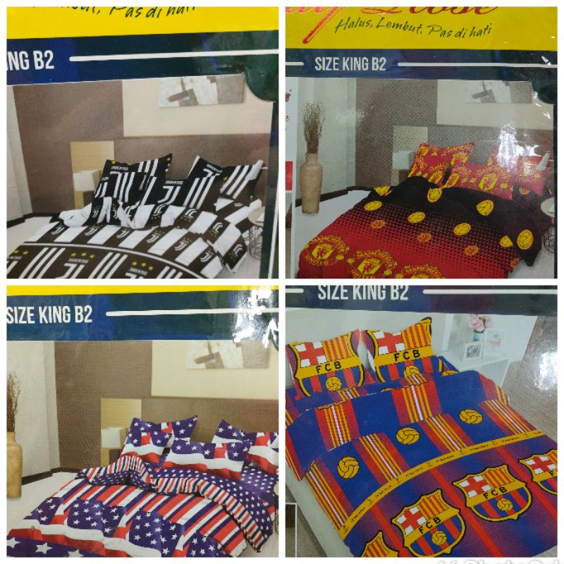 sprei ladyrose club bola 180x200