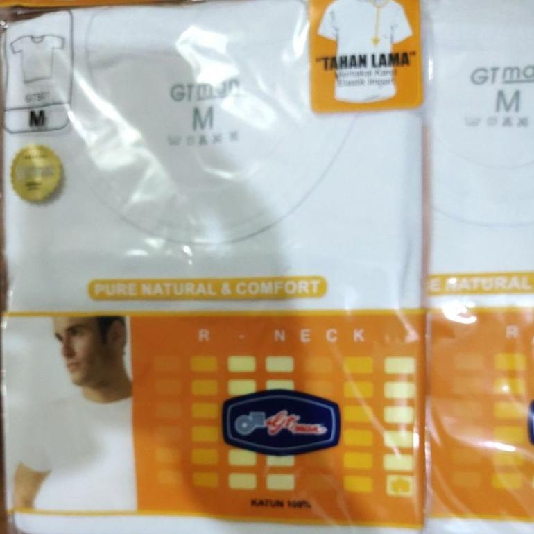 ✡ OBLONG GT MAN PUTIH PRIA / OBLONG GT MAN O NECK / T SHIRT KAOS DALAM GT MAN / OBLONG GTMAN  PRIA G