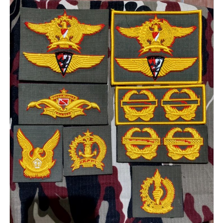 ATRIBUT FKPPI DASAR HIJAU BORDIRAN TIMBUL