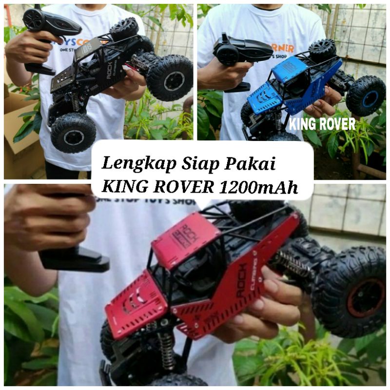 PROMO COD MOBIL REMOT CONTROL RC Offroad 4x4 METAL 4WD ROCK CLIMBER 2.4GHZ MAINAN REMOTE KONTROL