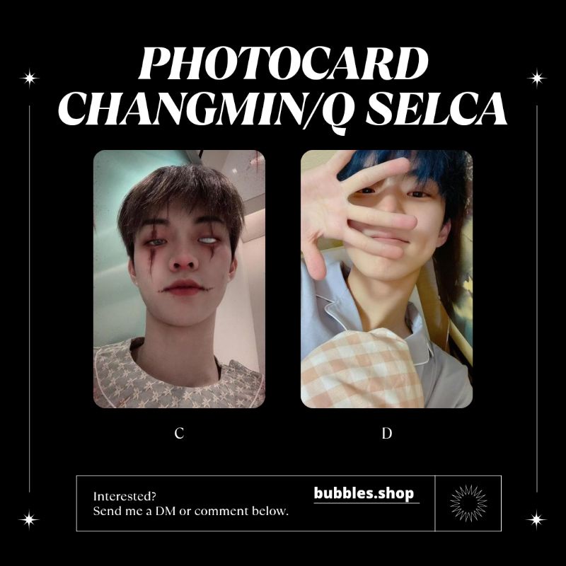 PHOTOCARD UNOFFICIAL CHANGMIN THE BOYZ SELCA