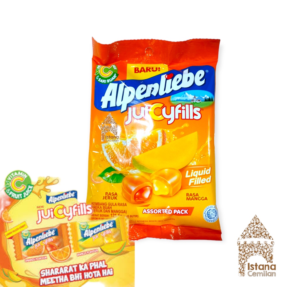 

Alpenliebe Juicyfills Liquid Filled Permen Buah Assorted Pack (isi 45 pcs) | Juicy Fills