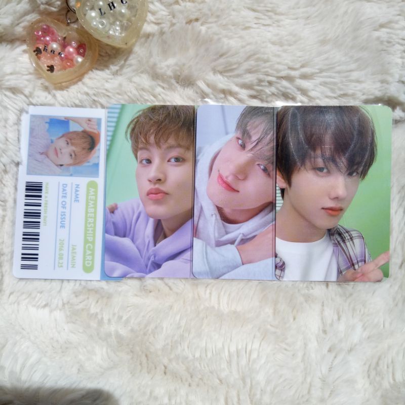 PC PHOTOCARD NCT DREAM JENO JISUNG JAEMIN ID CARD MD LAUNDRY