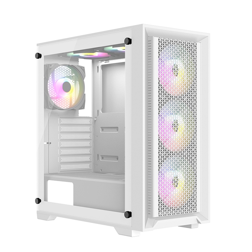 CASING GAMING VENOMRX AEGON + 4FAN ARGB ATX A-RGB Tempered Glass