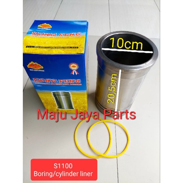 S1100/16pk Boring/poring/Liner/Cylinder liner untuk mesin diesel Dongfeng