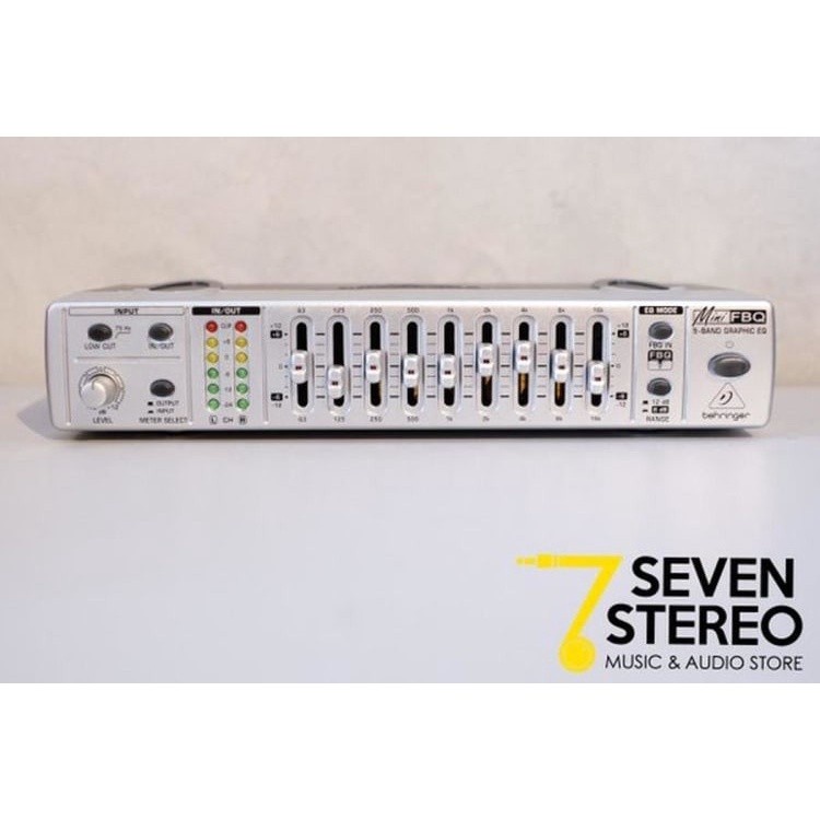 Behringer FBQ800 Graphic Equalizer , Feedback Destroyer , 9-Ban