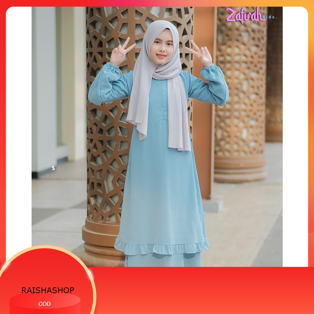 Gamis Malaysia Anak Terbaru Ori Zafirah Kids