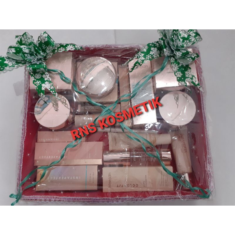 Wardah Instaperfect&Hydra Rose Make Up/Paket Seserahan/Hantaran Nikah/Kado Ulang Tahun