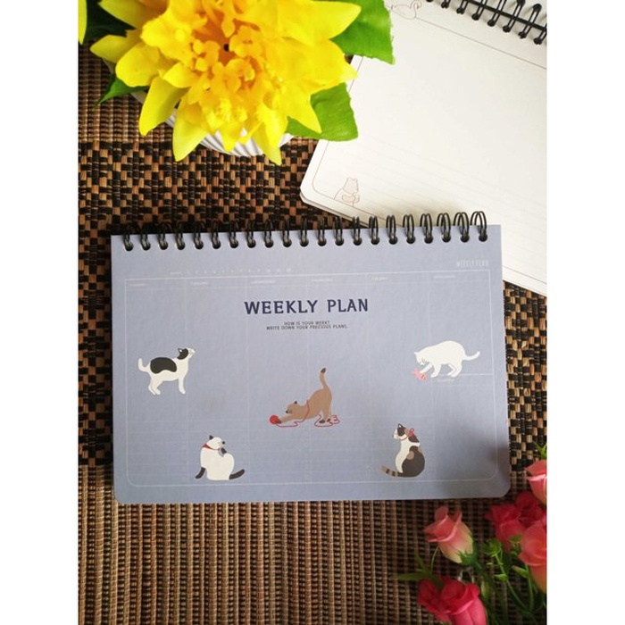 

Terlaris ✨ -Weekly Planner / Buku Tulis Agenda Diary - Motif Hey Presto!- 2.1.23