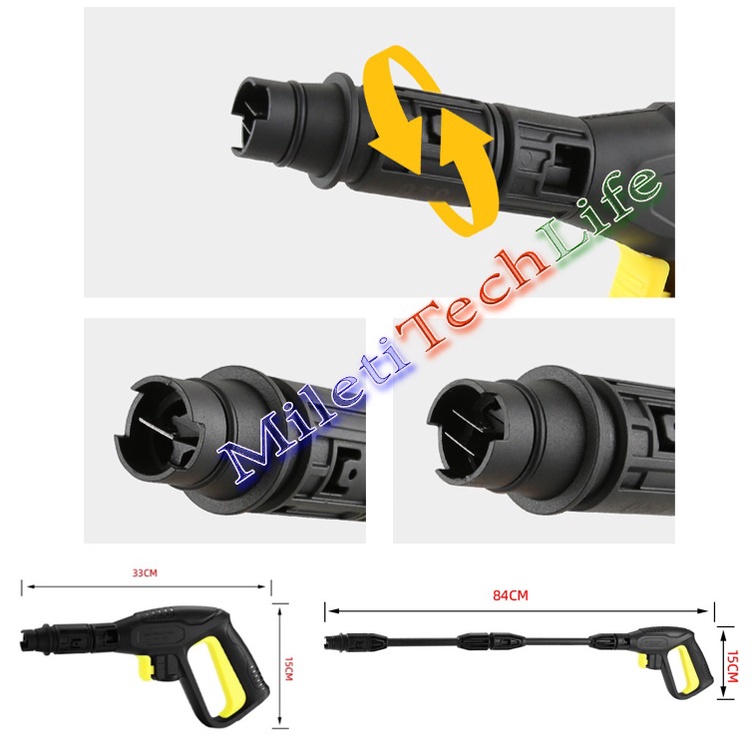 Short Gun Lavor Replacement Tembakan Short Gun Stick Lance Nozzle for Jet Cleaner Lavor