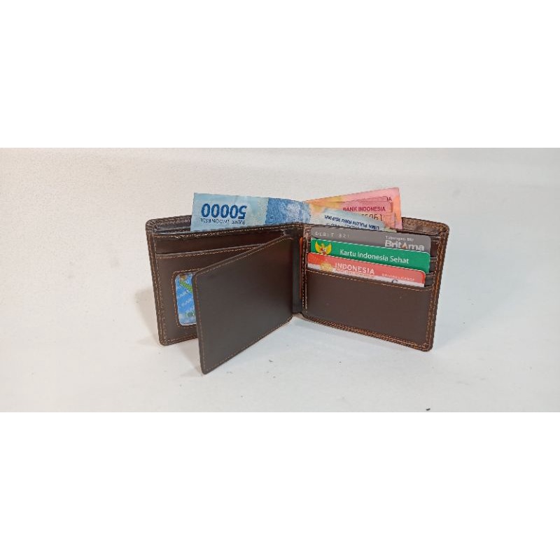 Dompet full kulit Pria Kulit Sapi Asli 100%