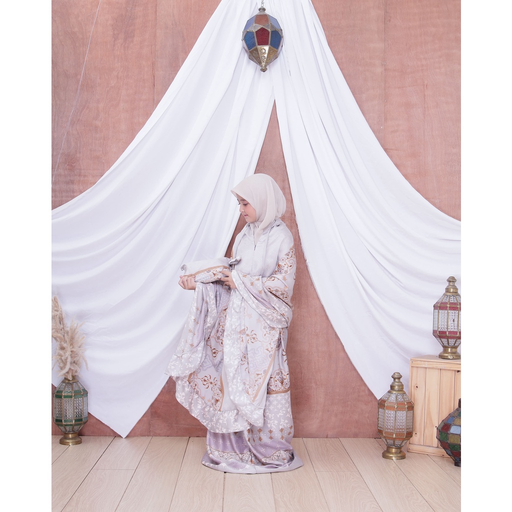 Mukena Anak sultan diory satin silk