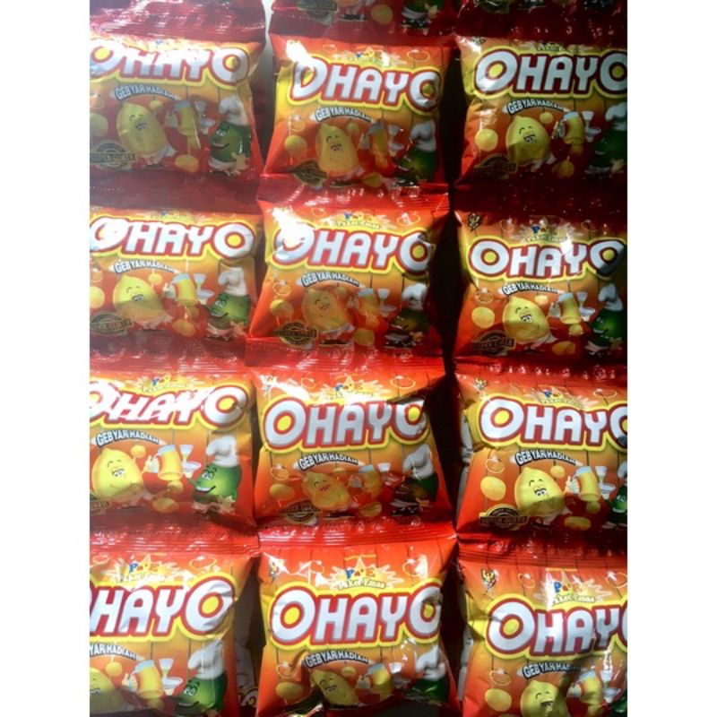 ✨ruastsaslymall✨ [Stock Terbatas] Snack OHAYO berhadiah Uang & Emas Viral isi 10 Pcs ||