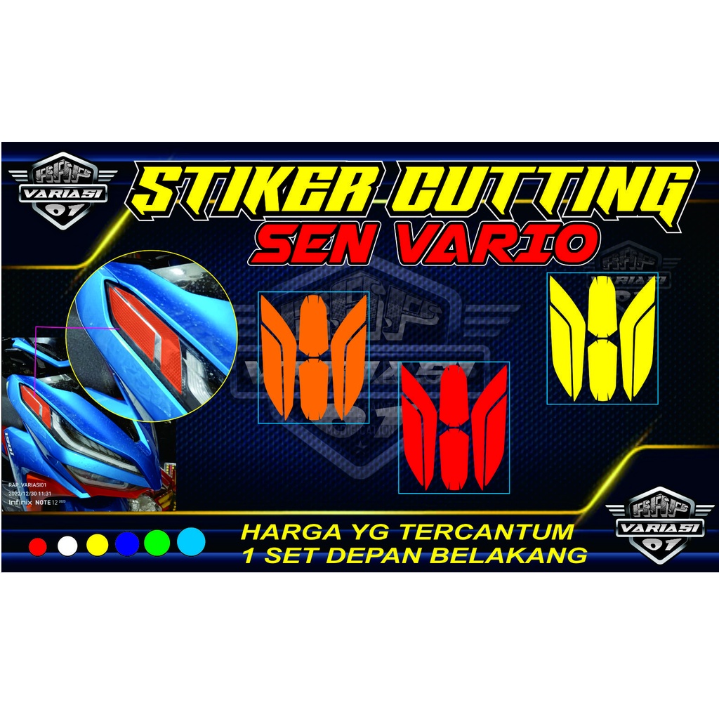 SEN VIETNAM, STIKER SEN MOTOR VARIO MODEL VIETNAM,STIKER MOTOR VARIO Lama dan Vario New 2023