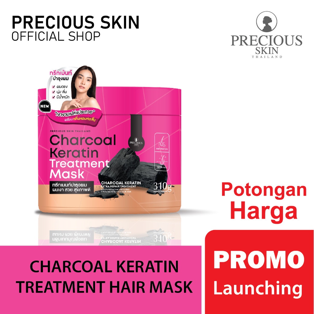 READY Precious Skin Thailand Charcol Keratin Treatment Hair Mask 310 g