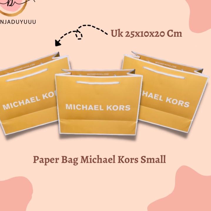 

GGD【 Paper Bag Michael Kors Ukuran Small Muat Box Jam Tangan Dan Box Dompet Serbuuu