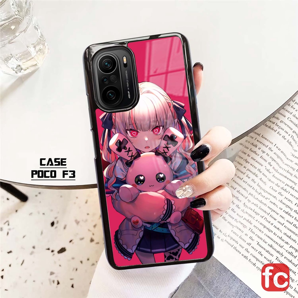 [FR05] Case Glossy Xiaomi Poco F3 | Kesing Kilau Pocophone F3 | Casing Pic HD Anime Girl | Hardcase 