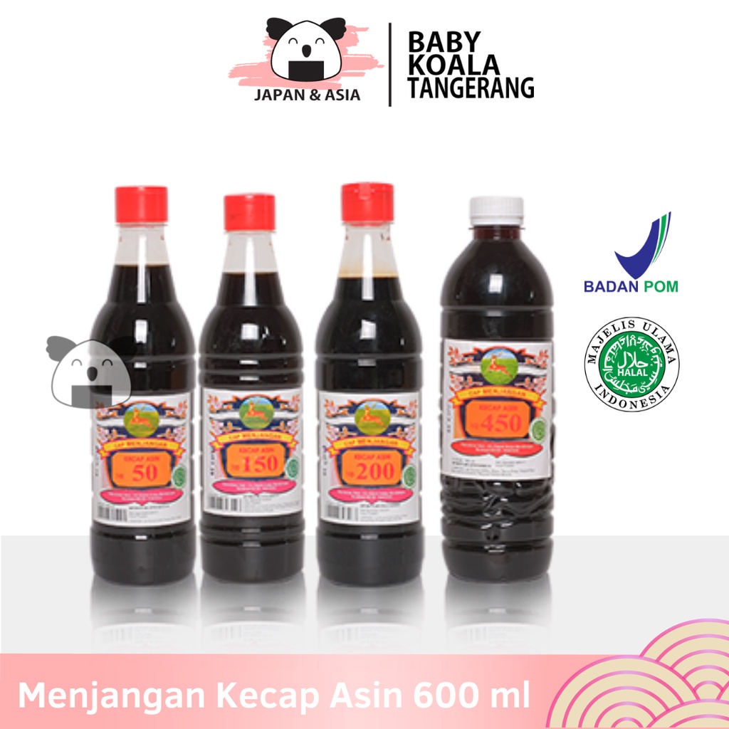 

MENJANGAN Kecap Asin No.50 & 150 Chinese Soy Sauce 600 ml I Halal.. - TGR