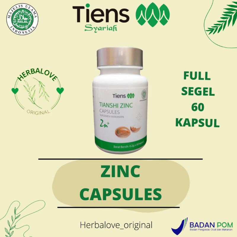 ZINC PENGGEMUK BADAN TIENS ORIGINAL