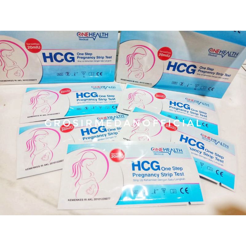 TESTPACK HCG ONE HEALTH - ALAT TES KEHAMILAN