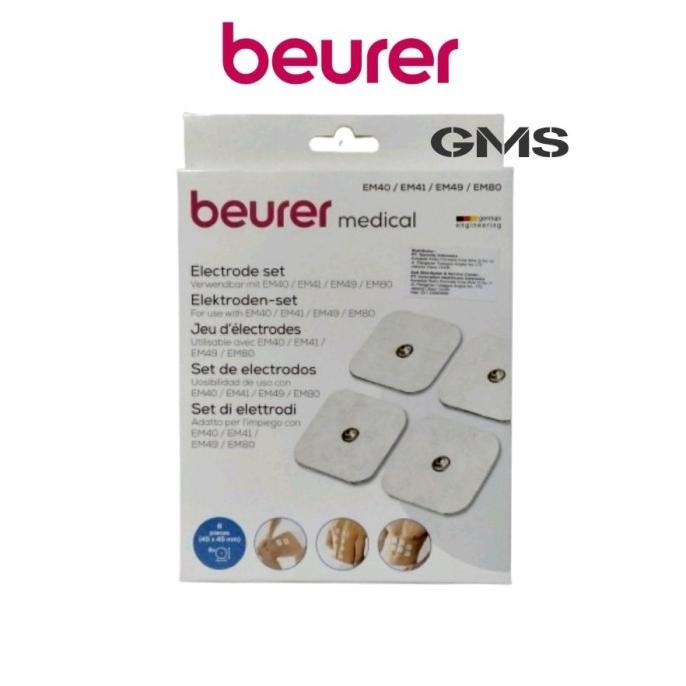 Promo Electrode Beurer Pad EMS / TENS EM 49 Original Germany Box isi 8 Pcs