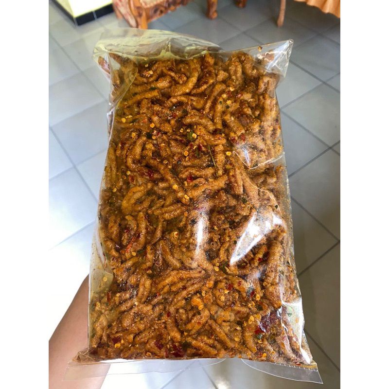 

Keripik Usus Extra Pedas daun jeruk 500 gram Usus Crispy Extra Pedas Daun Jeruk