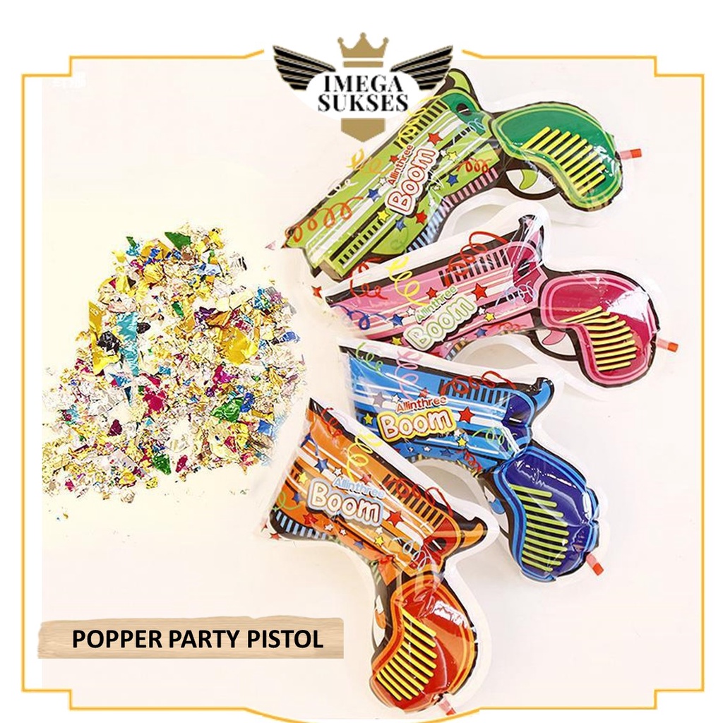 Jual IMS Popper Party Gun Meriam Pesta Inflatable Confetti Pistol ...