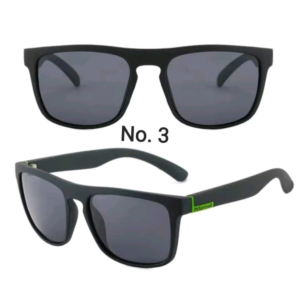 Kacamata Aviation UV 400 Polarized Kacamata Gaya Kacamata Sport Riding Hitam