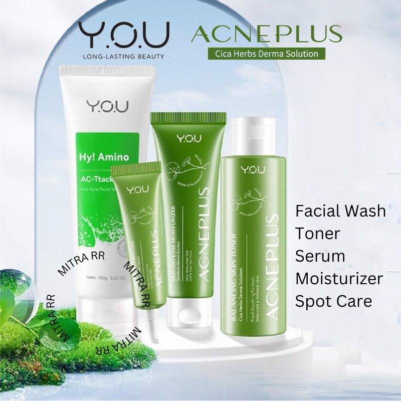 YOU Acne Plus Treatment / Perawatan Wajah Berjerawat AcnePlus Facial Wash | Toner | Serum | Moisturizer | Spot Care