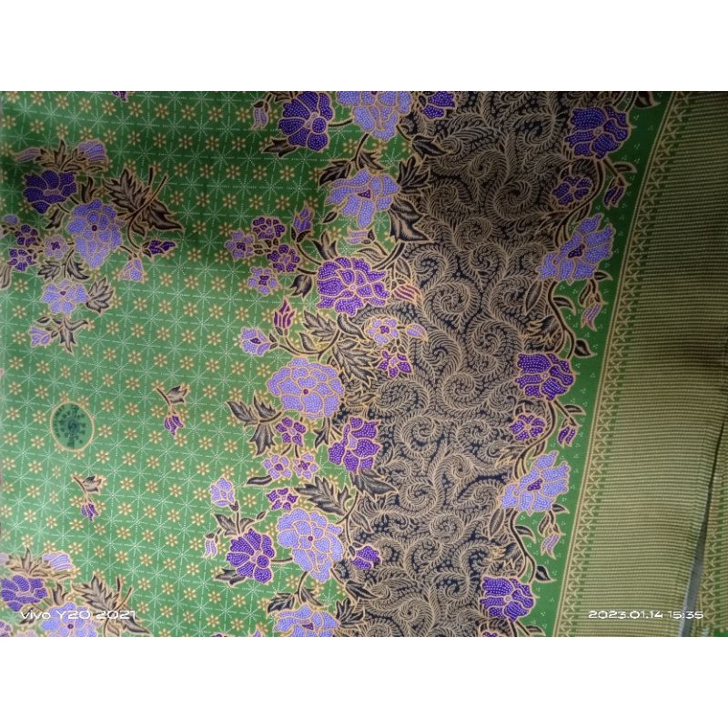 SALE Kain Batik MUSLIMAT NU Hijau Muda 4 METER
