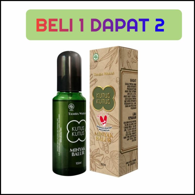 Minyak Kutus Kutus Paket 2 pcs | 100% Original