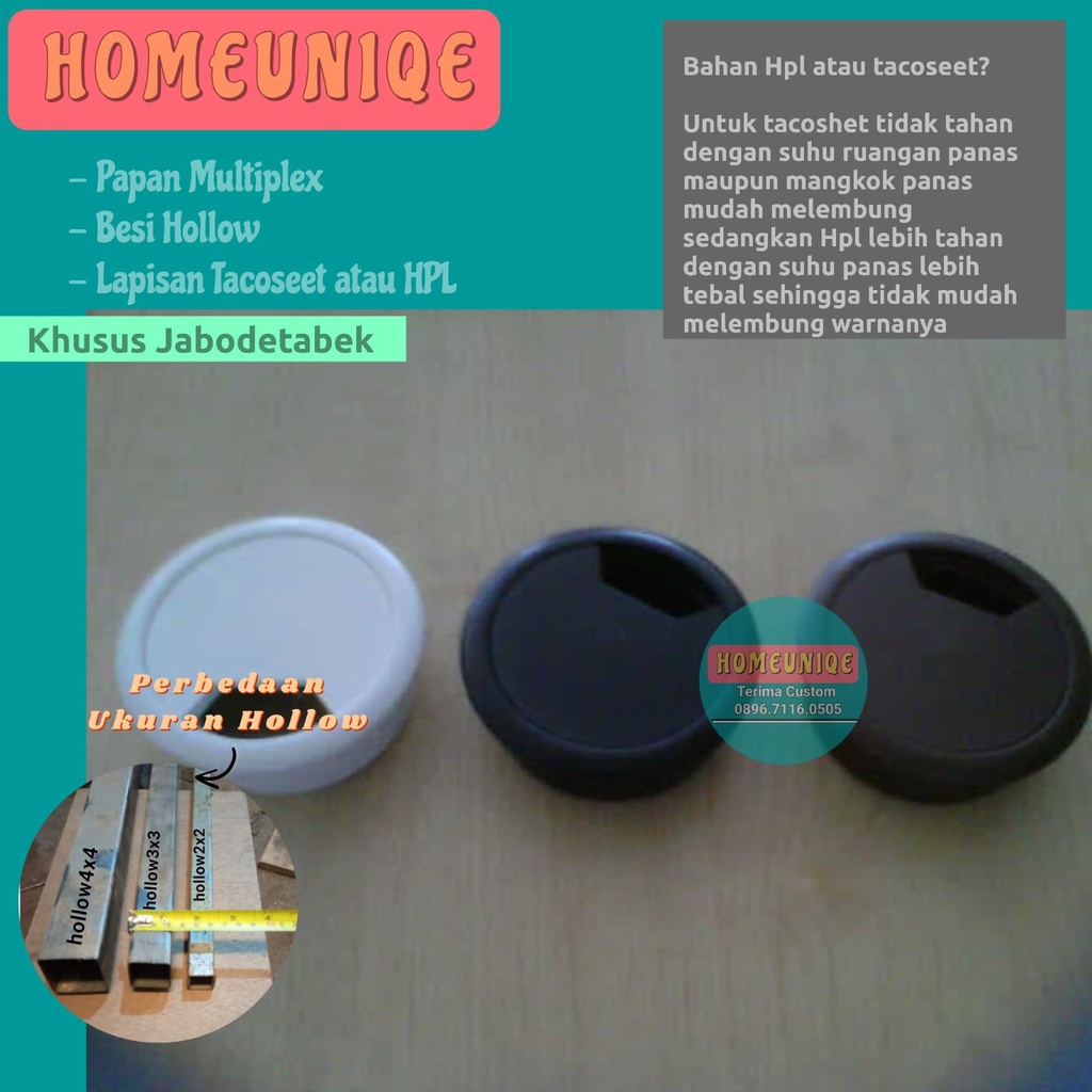 

TAMBAHAN Lubang + Gromet