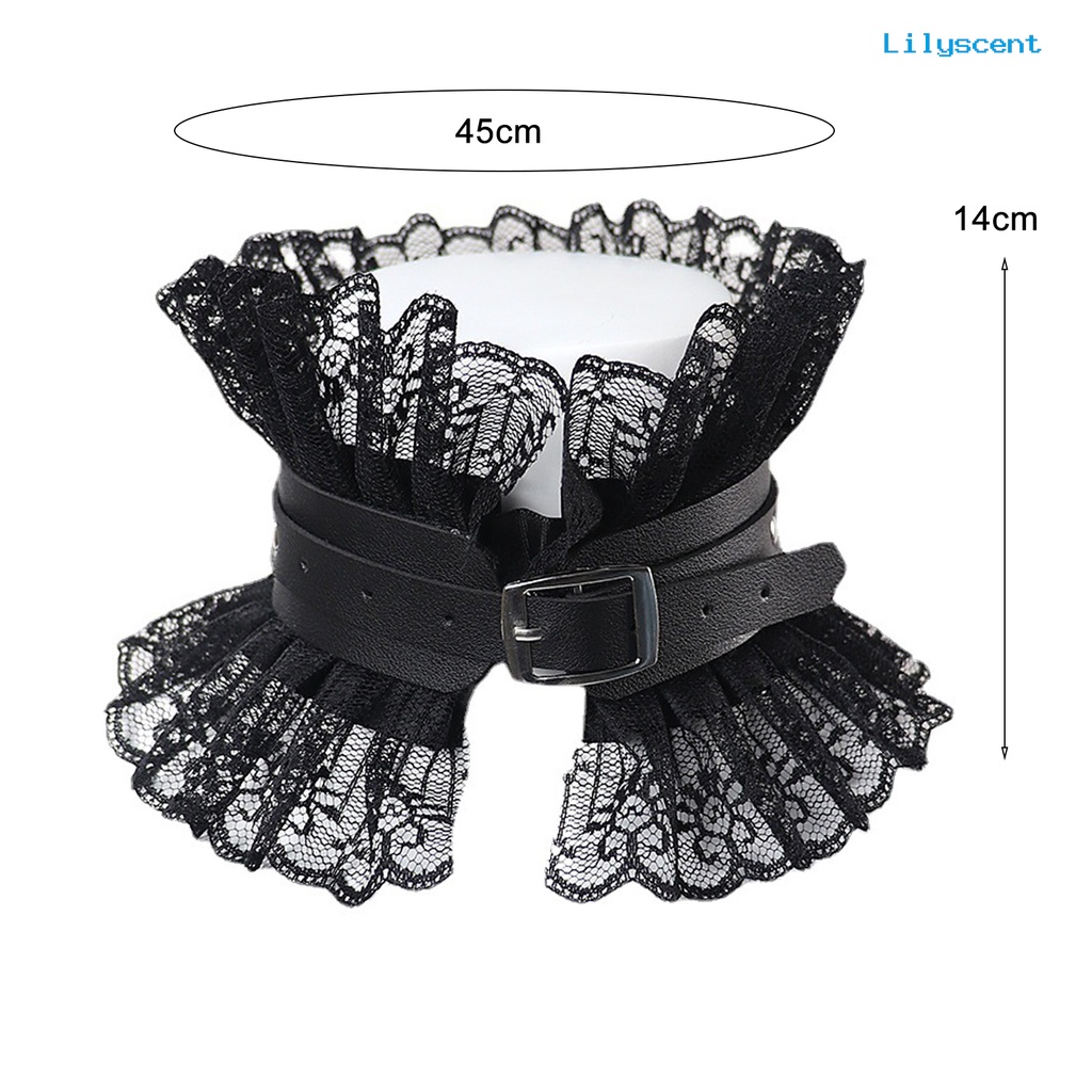 Ls Kalung Choker Gotik Renda Lolita Dingin Berlebihan Putri Kerah Kostum Cosplay