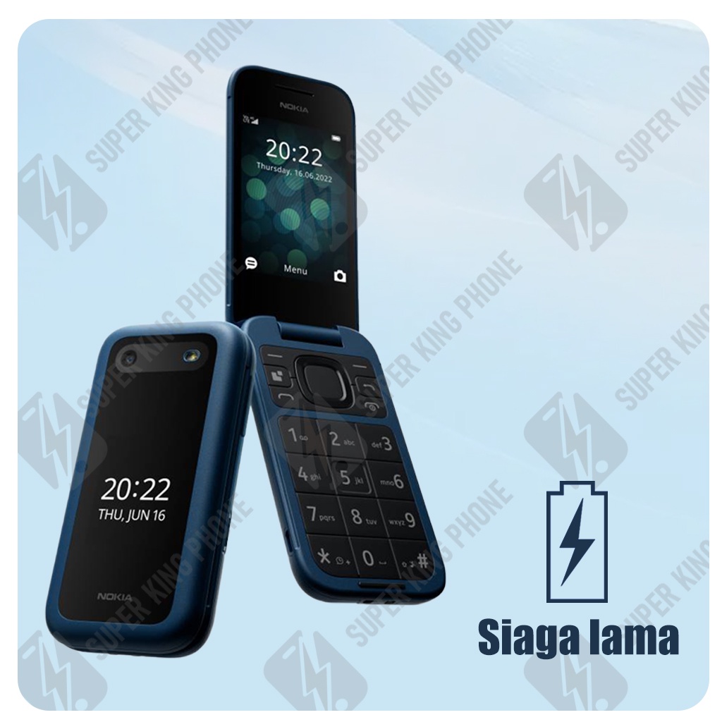 NOKIA 2660 FLIP DUAL SIM 2G GARANSI HP JADUL NOKIA JADUL LIPAT