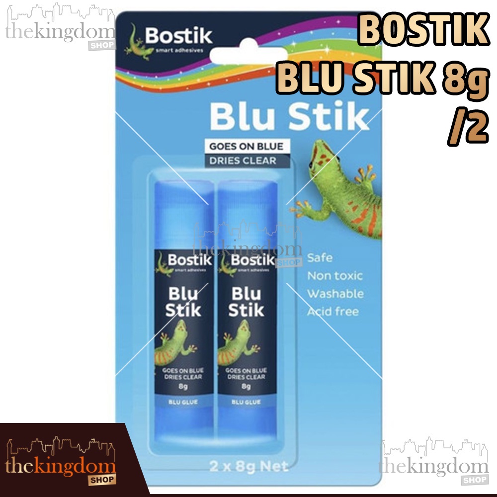 

Bostik Lem Blu Stik 8gr Blister Glue Stick Lem Kertas Perekat /2