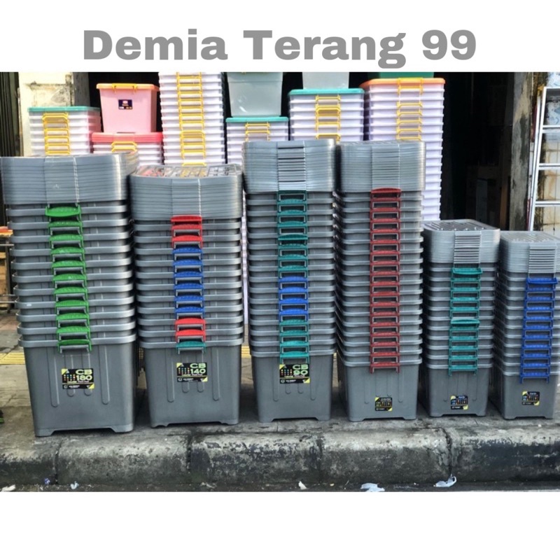 Container Box Abu Abu CB 180 CB 140 CB 90 Box Serbaguna Mpw