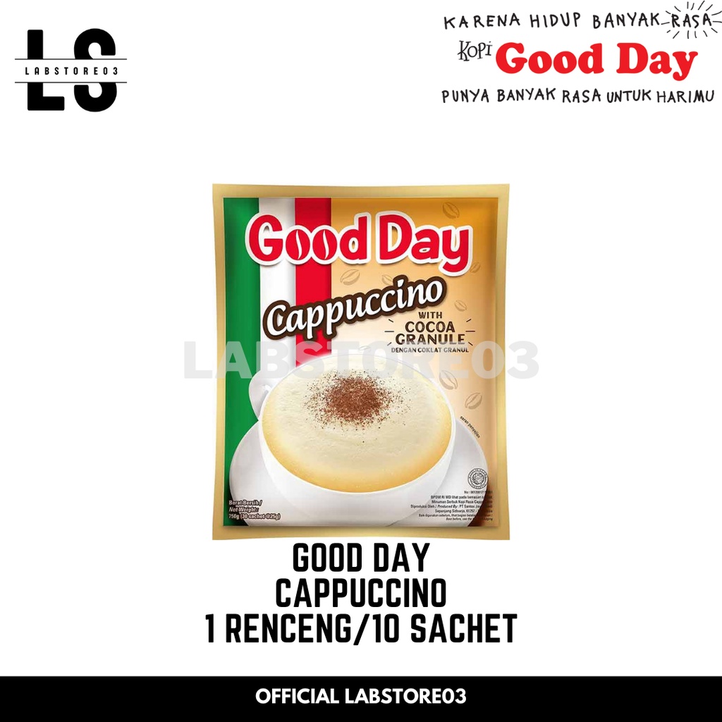 

Good Day Cappucino 10 Sachet