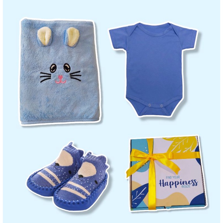 Hampers bayi|Kado bayi|baby gift|parcel kelahiran|boy&amp;girl handuk 3in1