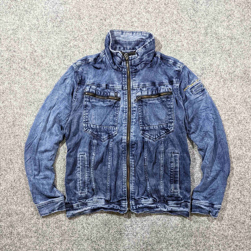 Scot.Inc - Jaket Denim Pria Casual Jeans Stretch Melar Second Bekas Original - JX792