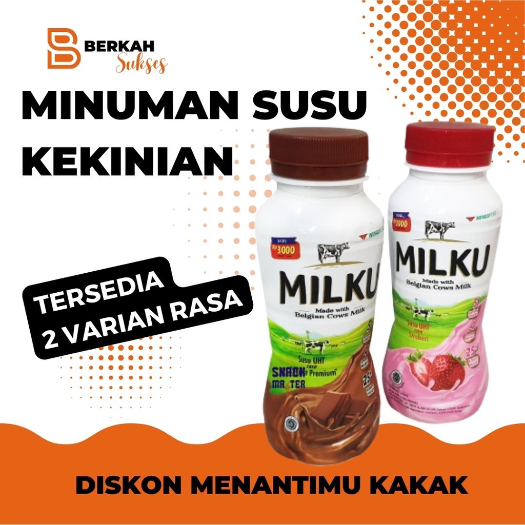 Minuman Susu Kekinian Milku 200 ml